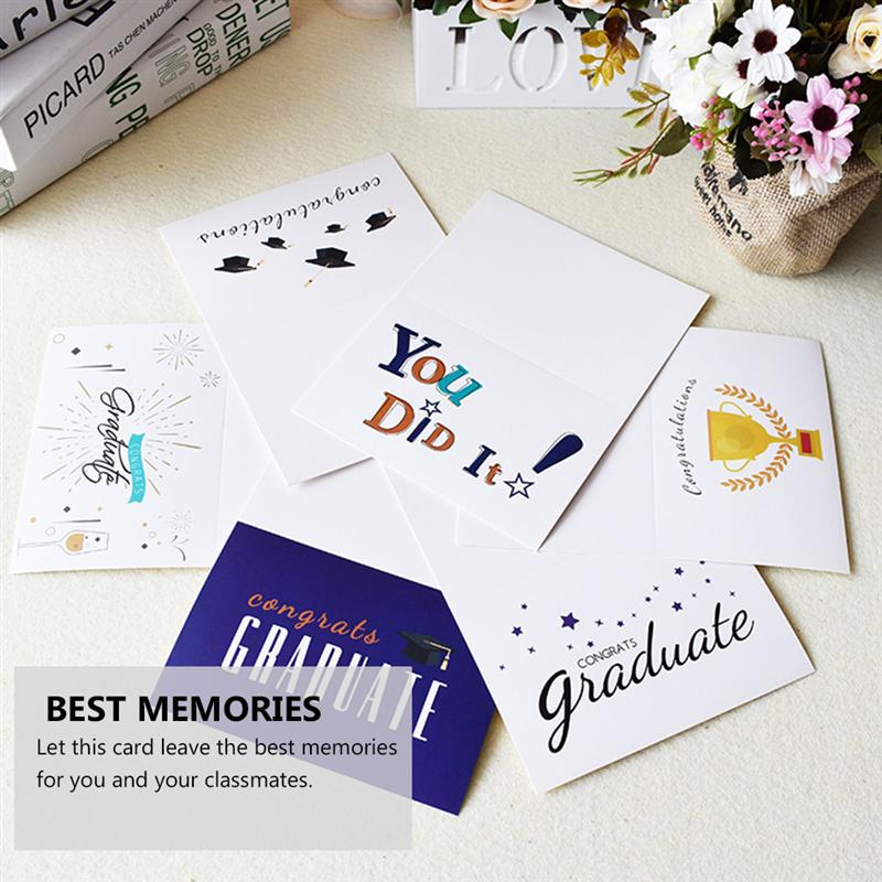 24Pcs Congratulation Graduation Blessing Card Card Greeting Cards