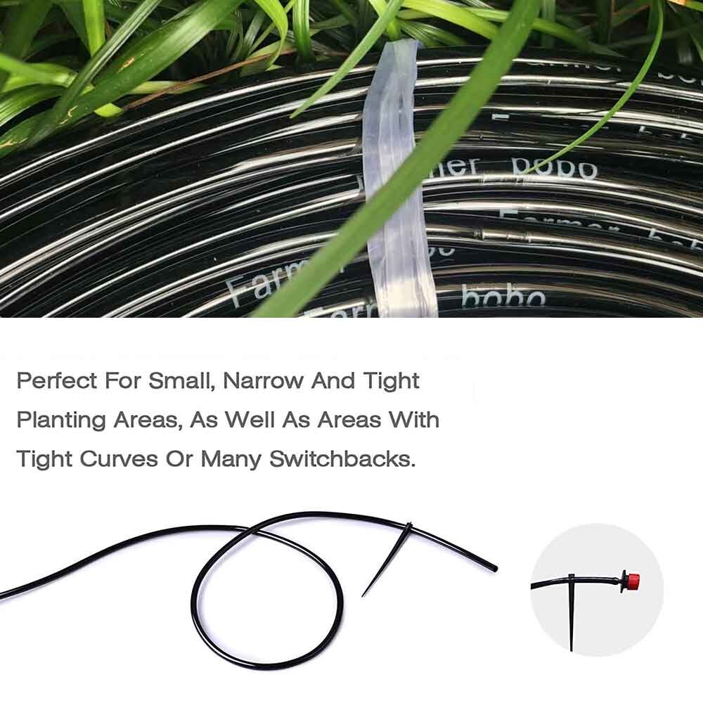 drip irrigation garden hose 50M 4 / 7MM irrigation pipe water pipe drip watering sprinkler home garden