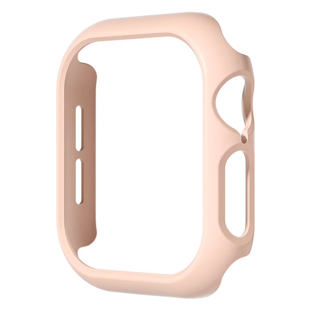 Cover for Apple Watch Case 44mm 40mm 45mm 41mm 42mm 38mm Accessories PC Protector bumper iWatch Series 8 7 SE 6 5 4 3 9 10 46mm: silver / 4 - 6.9 Inches