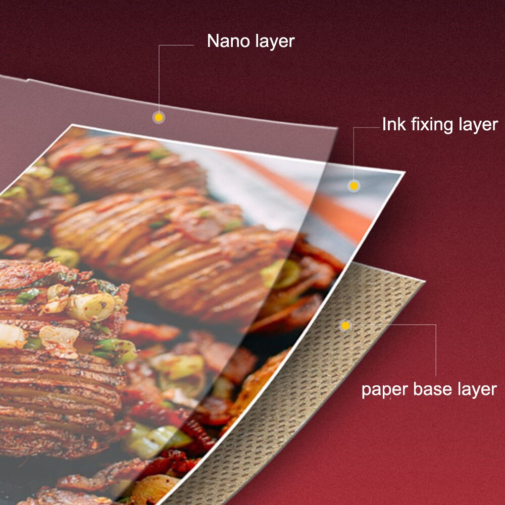 100Pcs/1Set 5 Inch 6 Inch 7 Inch Fotopapier Studio Papier A5 A6 Glossy fotopapier Geschikt Voor Album Foto &#39;S