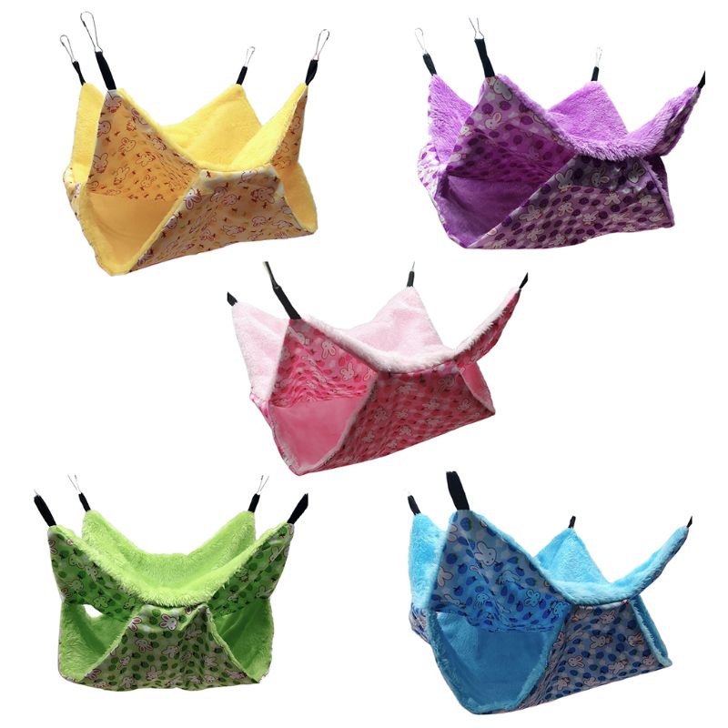 Hamac Tunnel pour petits animaux, lit-balançoire, nid de couchage, furet de Rat, jouet Cage, hiver