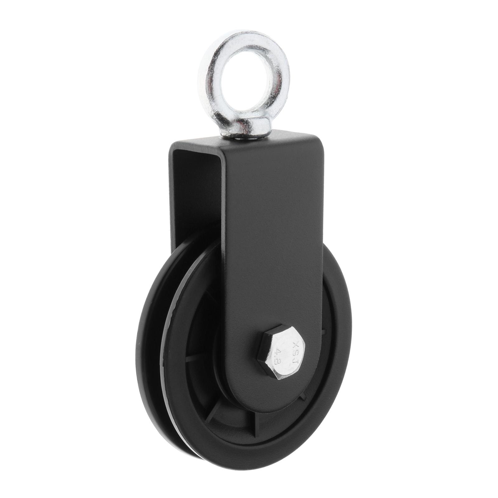 Traction Wheel Aluminium Alloy Silent Groove Durable Block Bearing Lifting