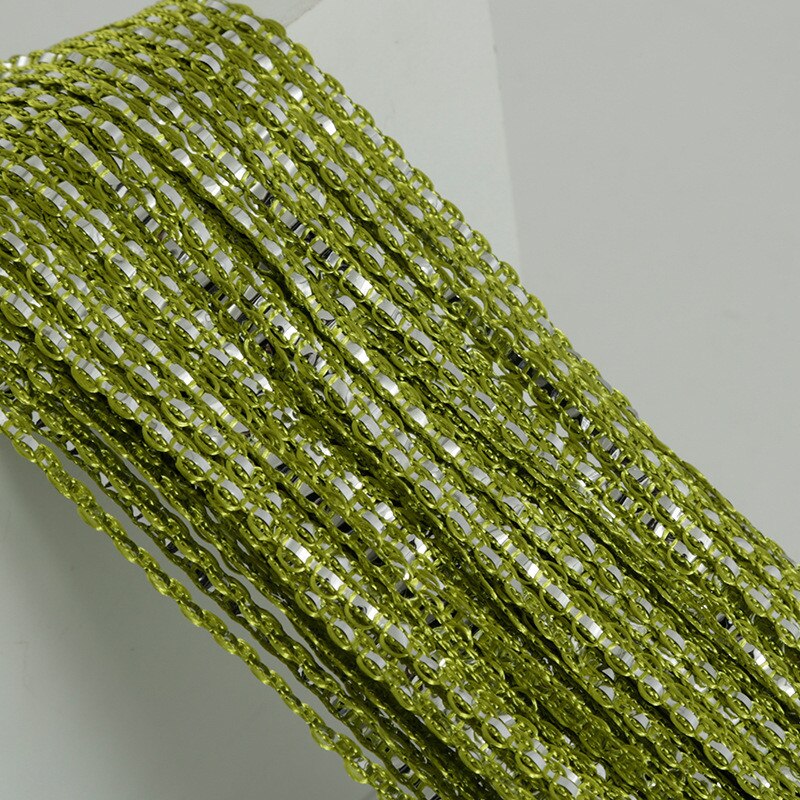 Rideau à cordes argenté avec pompon brillant, 100x200cm, diviseur de salon à la , décoration de mariage pour la maison, rideau de cuisine: 01