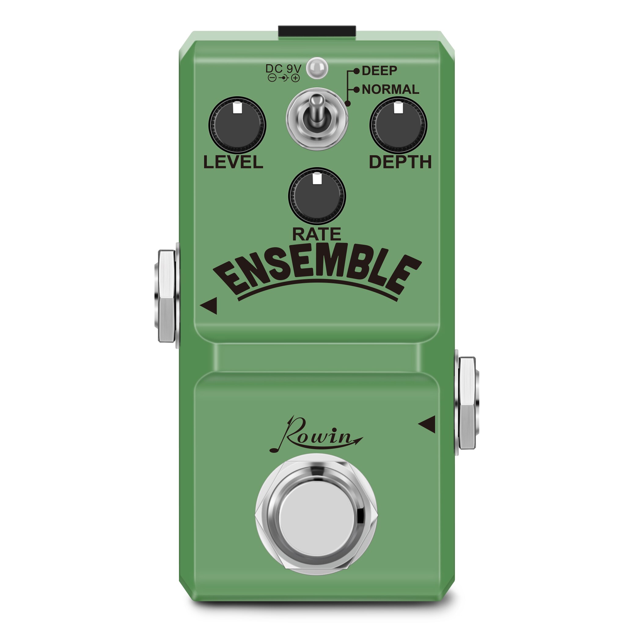 Rowin kitara pedaali särö overdrive chorus flanger phaser delay effecot pedaali nanosarja sähkökitaran bassolle: Kertosäe