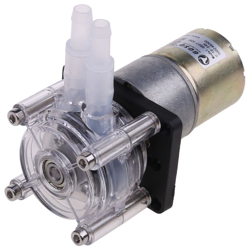 Pompe péristaltique DC 12/24V pompe doseuse à grand débit laboratoire d'aquarium sous vide analytique B85C