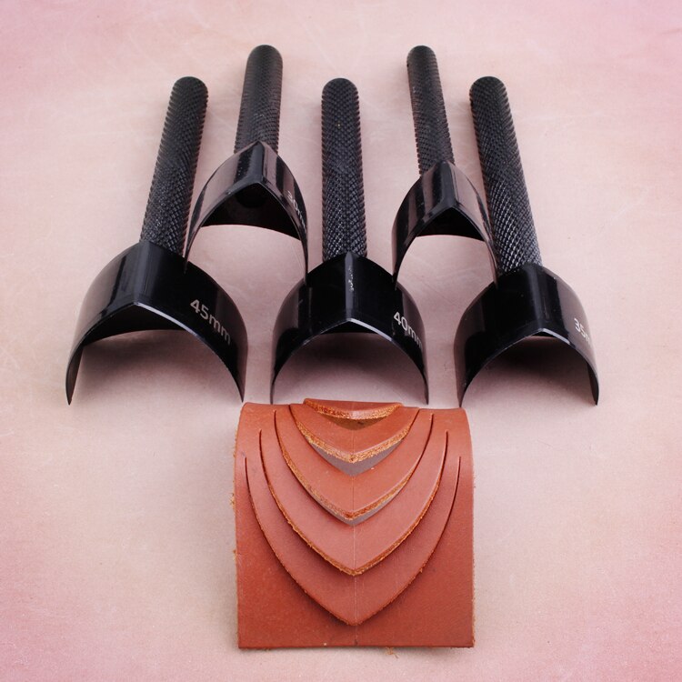 1pc V shape watch belt cut punch DIY Leather watch band corner cutter kits open size 20/25/30/35/40mm