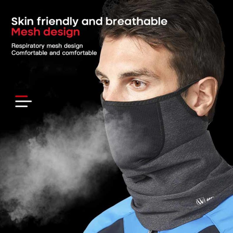 Winter Cycling Face Mask Warm Fleece Windproof Masks Scarf Men's Sports Bike Headband Neck Guard Running Warmth Soft Faces Towel