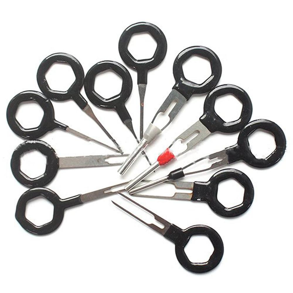 Automotive Wiring Harness Plug Terminal Removal Tool 11-piece Push Pin Tool Car Repair Tool Needle Remover