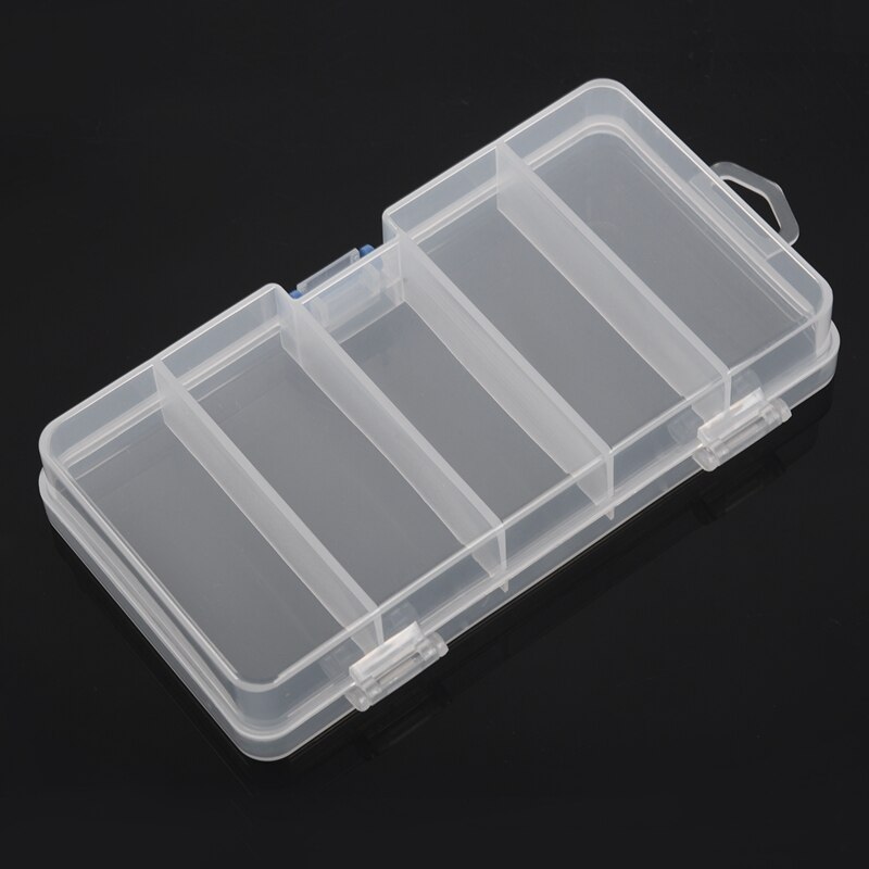Transparante Plastic Vissen Lokken Aas Box Organizer Container Case