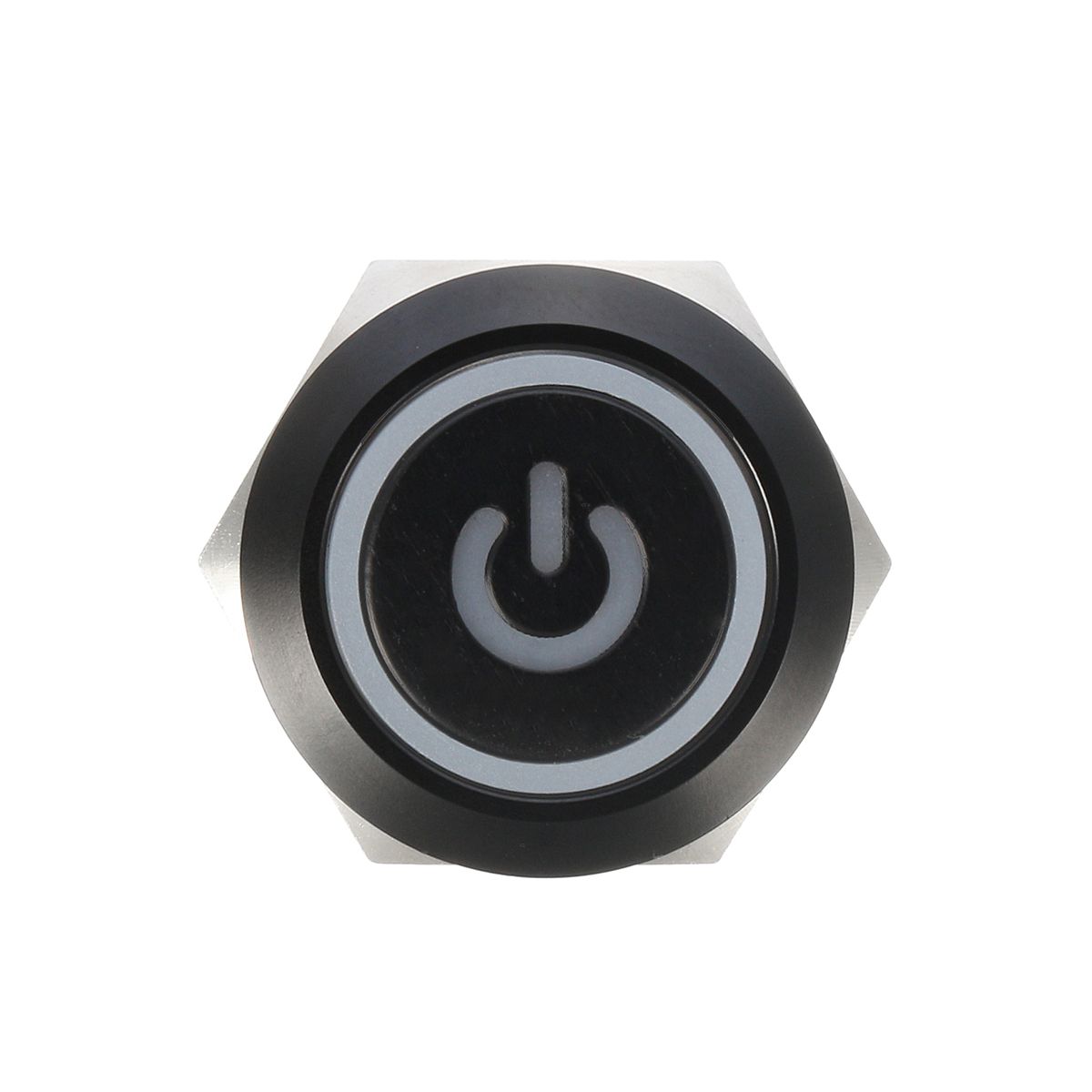 12 V 5Pin 19mm LED Metal Start Drukknop Schakelaars Kortstondige Latching Schakelaar Waterdicht