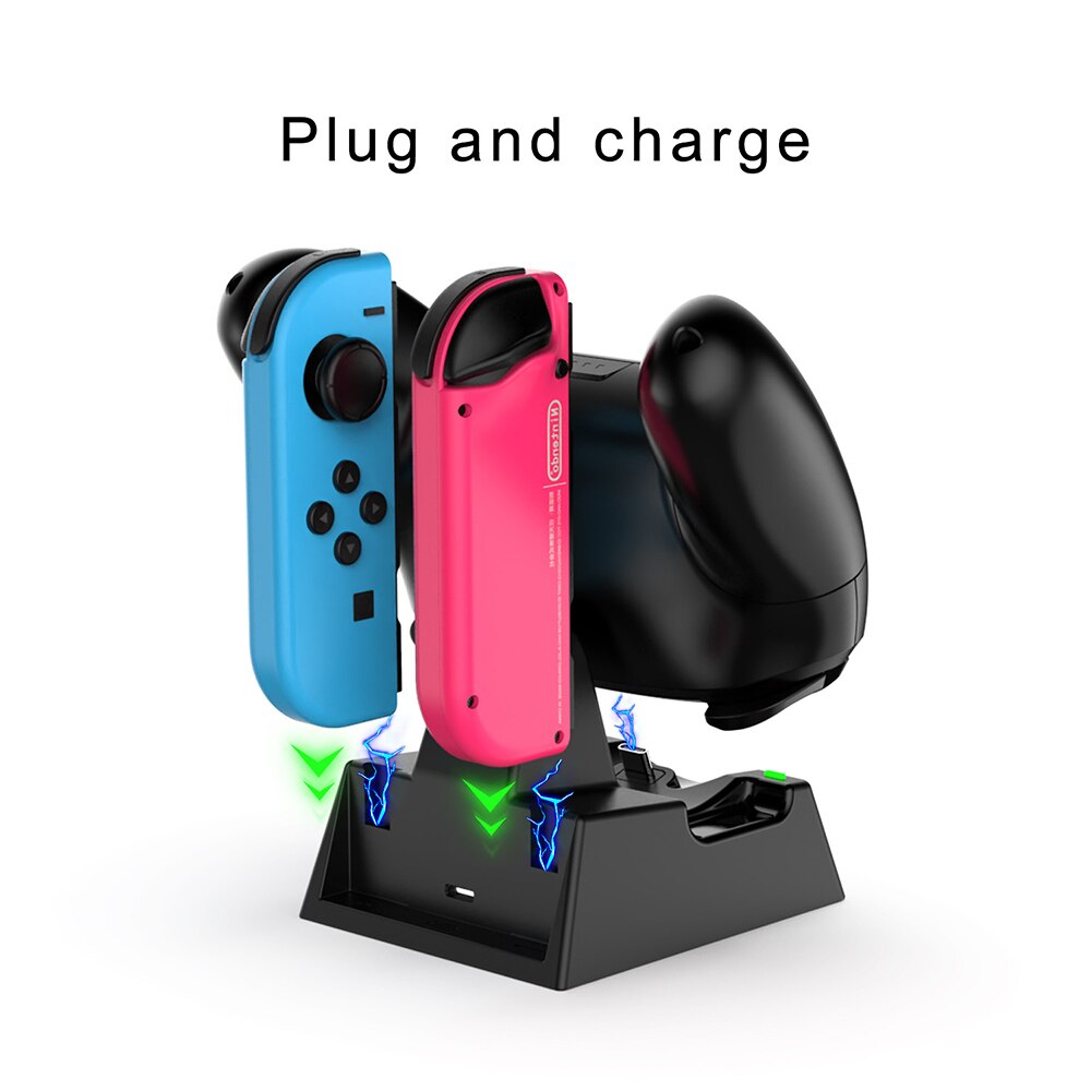 Universal Base Holder Switch Lite/OLED Charging Stand for Nintendo Switch Lite OLED Joycon/Switch Pro Controller Charger