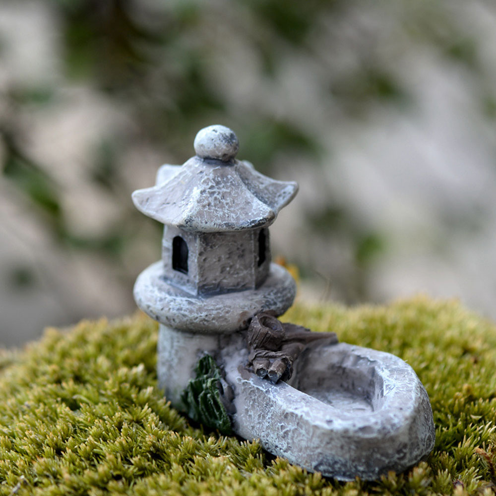 Harpiks have miniature håndværk gårdhave landskab smukt legetøj græsplæne gør-det-selv figurer naturtro bonsai mikro landskab have mini