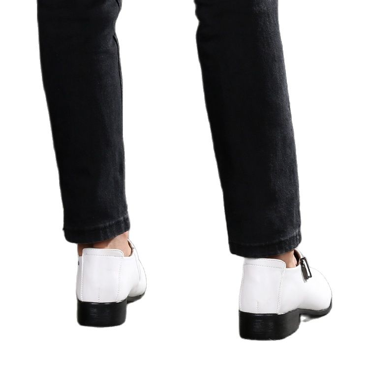 VIVODSICCO Business White Men Dress Shoes Style Man Leather Shoes Social Sapato Male Oxfords Flats Wedding Shoe