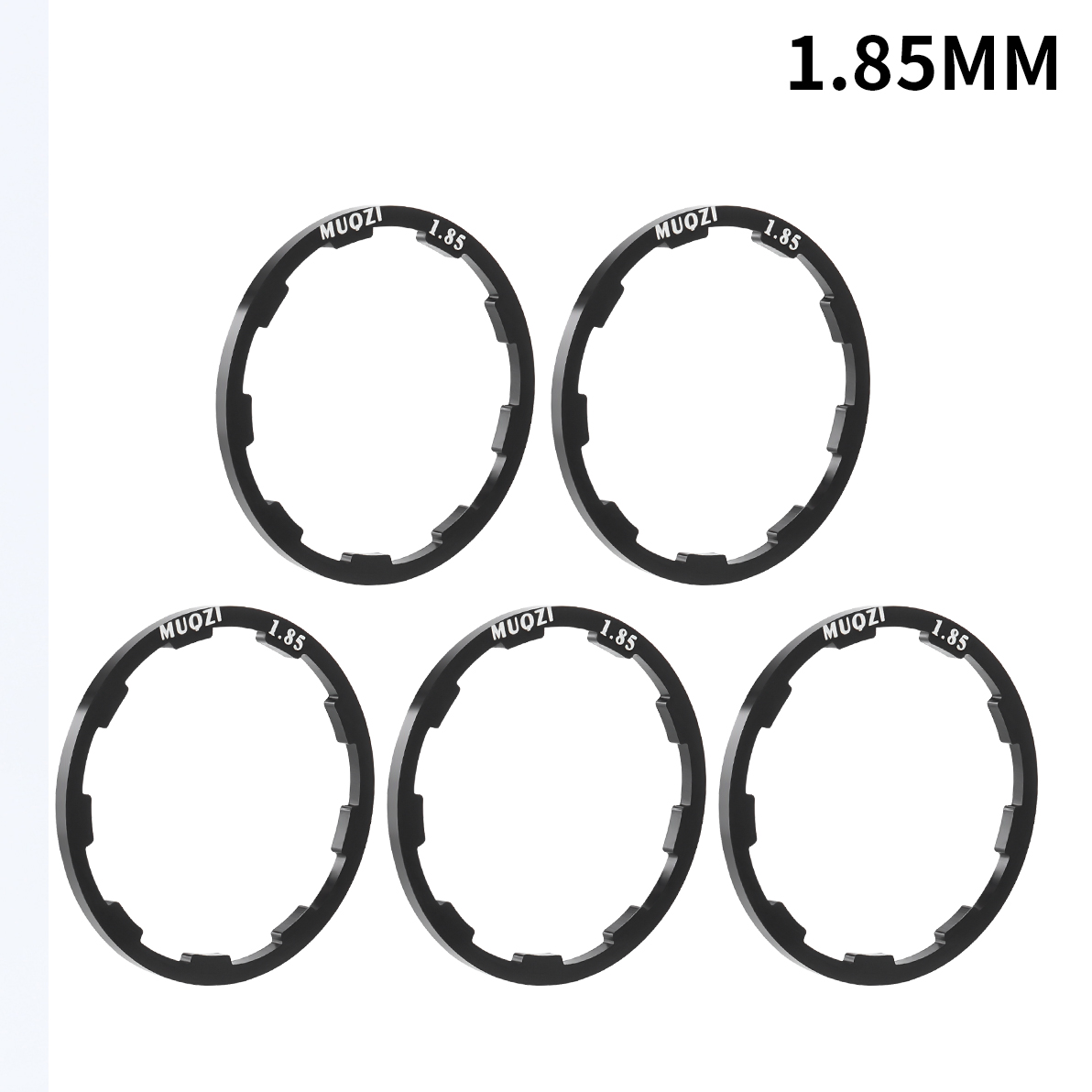MUQZI-arandela de buje de bicicleta de montaña, 1mm, 1,5mm, 1,85mm, 2mm, 2,18mm, 2,35mm, 2,5mm, junta para 7 8 9 10 11 12 velocidades, espaciador de volante de Cassette: plum