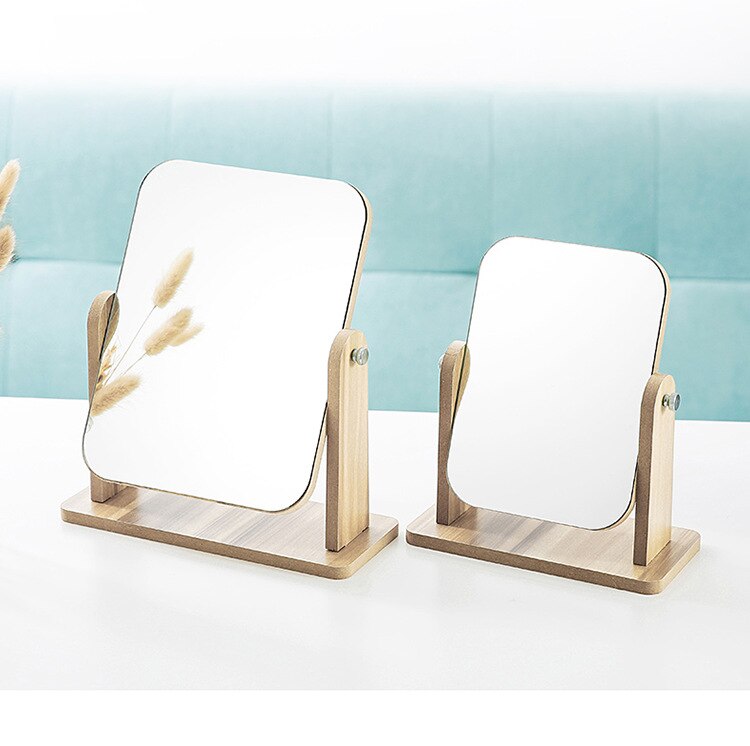 Dressing Table Mirror Dormitory Large Girl Heart Table Dressing Mirror Portable Dressing Mirror