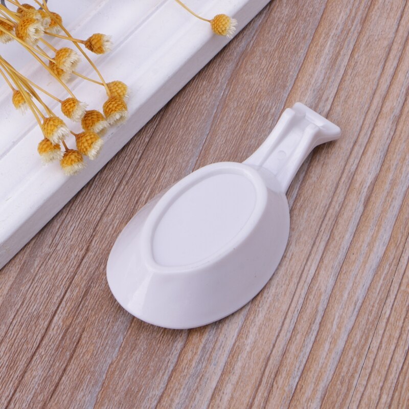 Lepel Vorm Inkt Lade Containers Chinese Schrijven Borstel Pen Houder Rest Stand Wxta