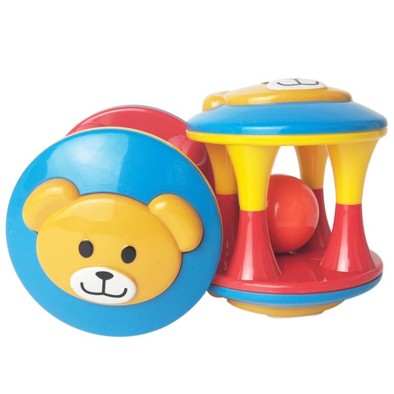 Baby Pädagogisches Spaß Doppel-geleitet Bär Hand Glocken Ball Entwicklung Kind Intelligenz Ausbildung Griff AufkläSprosse Interaktive Spielzeug