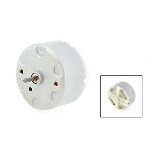 Rf -500 tb-12560 dc 1.5 - 12 v 2700 u /  min stationair toerental 32 mm diameter dc motor zilver