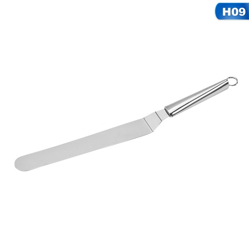 Stainless Steel Baking and Pastry Tools Portable Cream Spatula Cake Butter Kitchen Gadget Cake Decorating Tool: KN9609H09