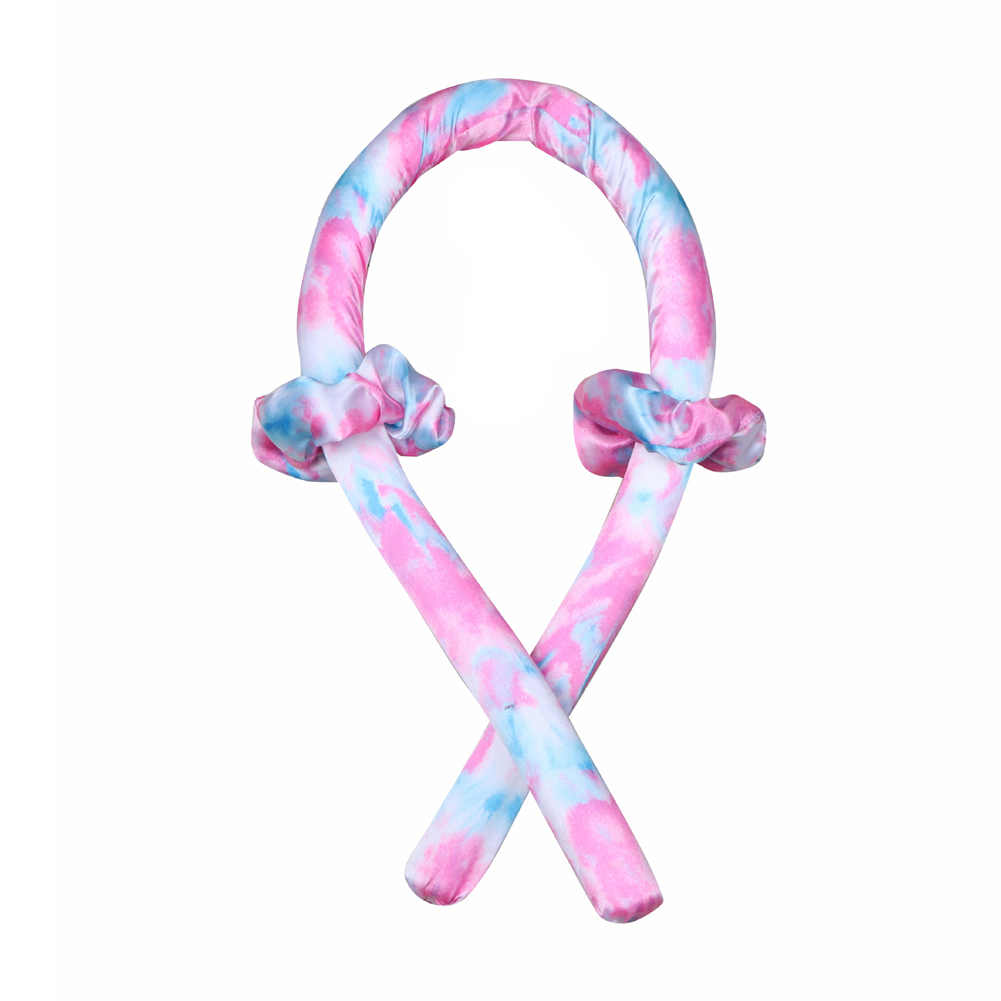Heatless Curling Rod Headband No Heat Curls Ribbon Hair Roller Soft Shiny Spiral Wave Hair Curlers Sleeping Hairdresser Tool: 18