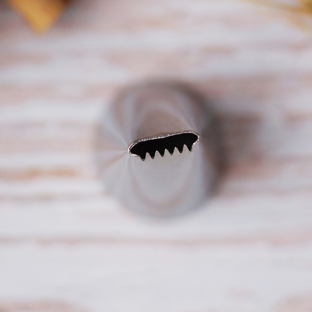 #47 Mand Weave Piping Nozzle Kleine Size Basketweave Decorating Tip Nozzle Bakken Tools Voor Gebak Bakvormen Icing Tip