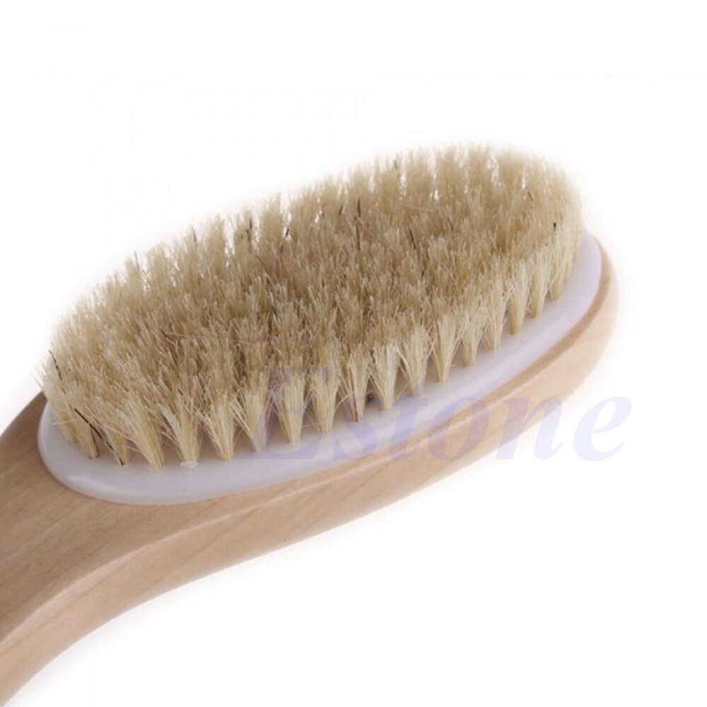 Brosse d'exfoliation de peau sèche de soies naturelles de corps complet désintoxication combattent la Cellulite Tool-S127