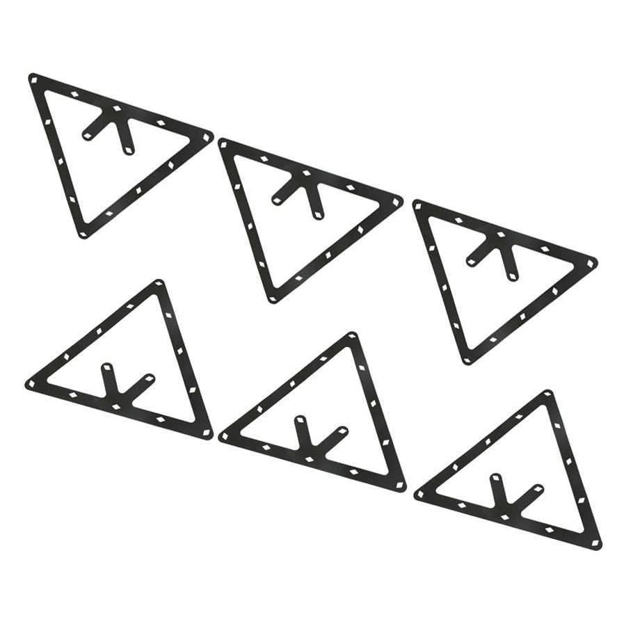 6PCS Billiard Table Sticker Film Paper Kick-off Film Billiard Rack Accessory 9/10 Ball Paper