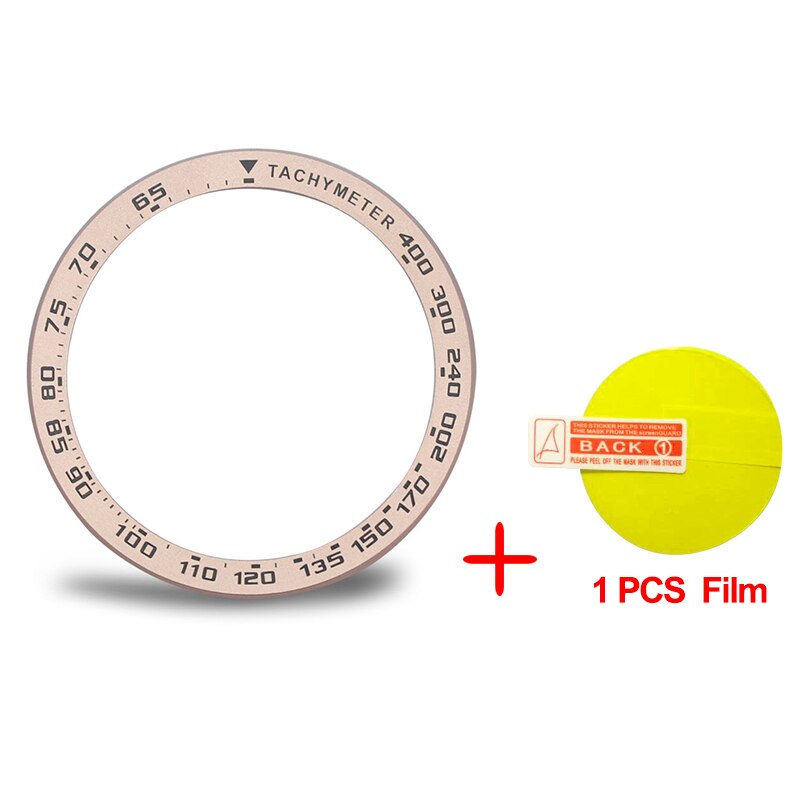 Stainless Steel Watch Bezel Ring For Huami Amazfit GTR 42mm Outer Edge Dial Scale Speed Tachymeter For GTR 47 Watch Case cover: Rose gold- / For Amazfit GTR 47mm