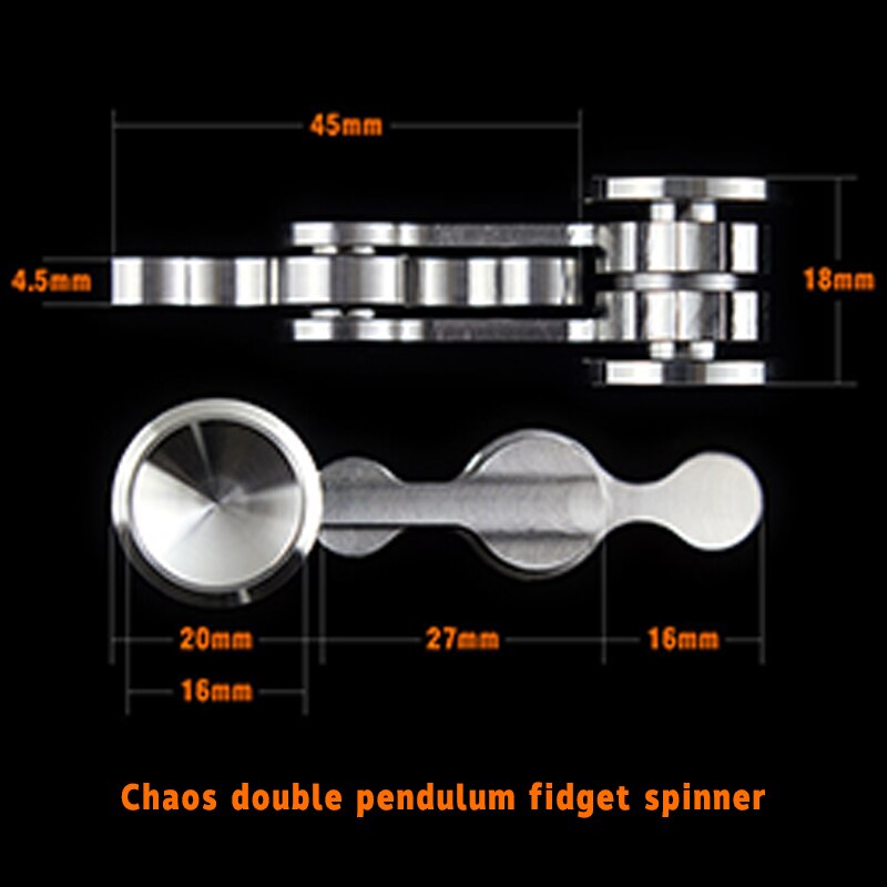 Double pendule en métal pour enfant, Mini jouet exquis anti-Stress, décompression, gadget,