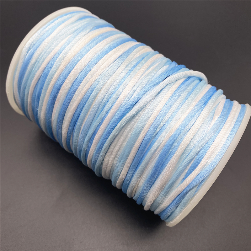 5yards 2,5mm Bunte Schnur Seil Gewinde Chinesischen Knoten Macrame Schnur Armband Geflochtene String DIY Quasten Perlen Für Shamballa: 14