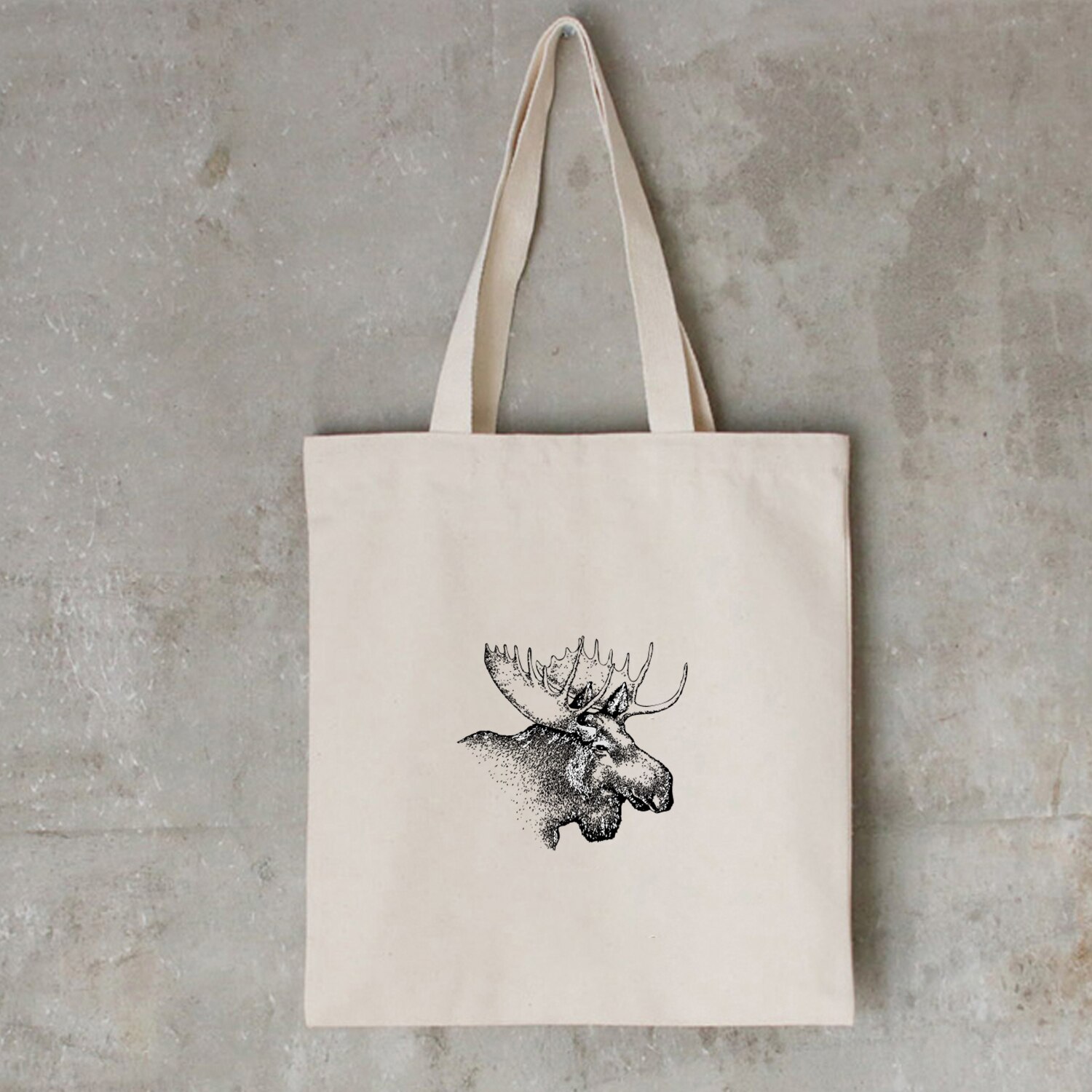 Herten Print Schilderen Boodschappentassen Canvas Opbergzakken Vrouwen Handtas Herbruikbare Vouwen Kruidenier Eco Tassen Literaire