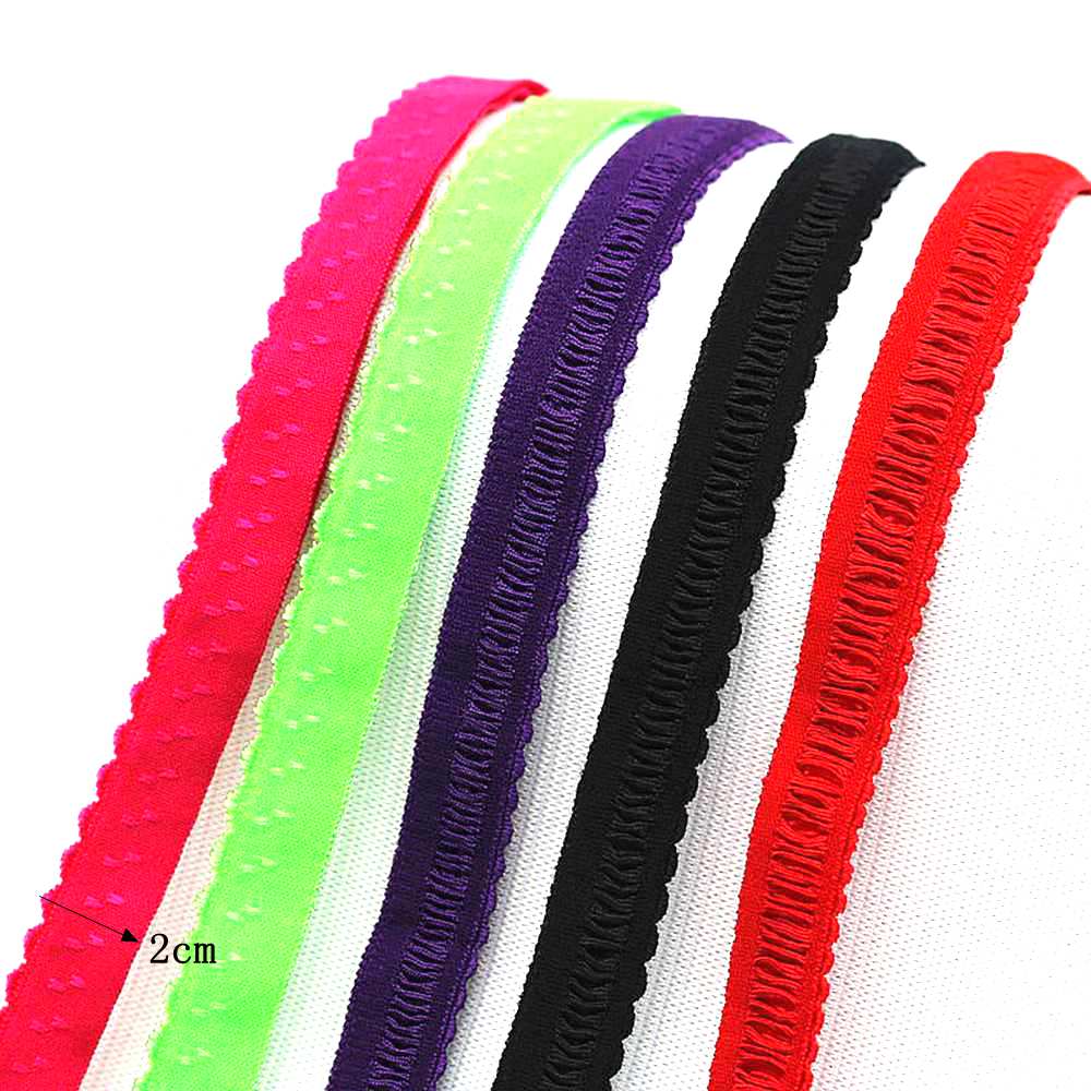 2 m/set 1.2cm breedte schouderbanden Vrouwen Beha Riem Accessoires rand schouder tape Kant Elastische Band Trim Elastische