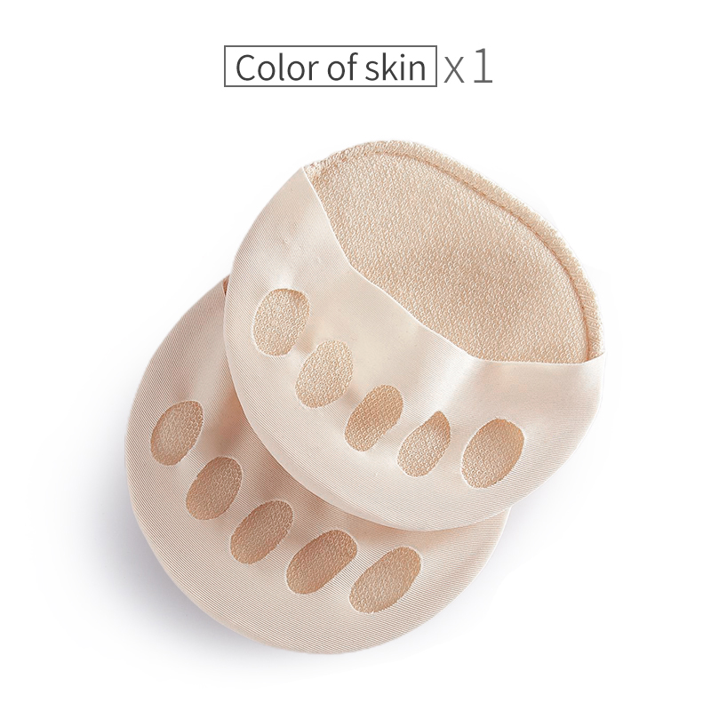 Cuscinetti per l'avampiede a cinque dita per le donne Tacchi alti Mezze solette Calli Calli Cura dei piedi Assorbe calzini antiurto Inserti per le dita dei piedi: Beige