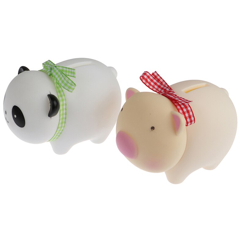 Piggy Bank Money Box Saving Cash Coin Cute Cartoon Animal Kids Toy Baby Room Desktop Decorative Nursery Ornaments