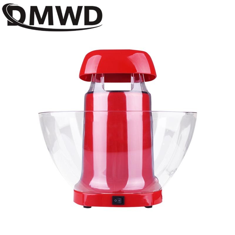 DMWD Electric Popcorn Machine Small Automatic Carnival Popcorn Maker 1200W Corn Making Machine For Household DIY Corn Popper