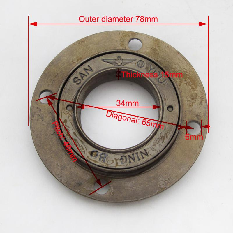 Tandwiel vrijloop 78mm voor elektrische scooters razor achterwiel vrijloop koppeling lager vervanging