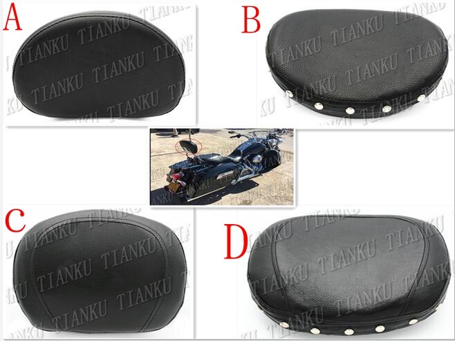 Motorcykel ryglæns pude til  xl883 1200 48 72 dyna wide glide softail flst flt flht