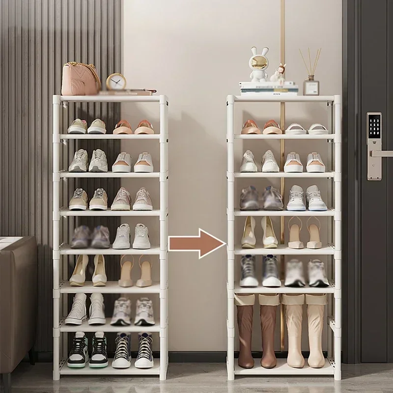 Korridor Abdeckung Stehende Garderobe Schuh Organizer Schuh Schrank Lagerung Schmale Kleine Schuhmacher Schuhregal KleiderbüGel Schuhregal
