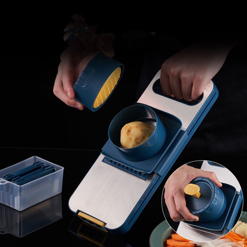 Ustensile de cuisine multifonction en acier inoxydable 304, outils pour couper et broyer les pommes de terre, Gadgets