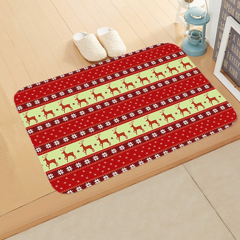 noël tapis extérieur tapis paillasson Santa ornement noël décoration pour la maison noël Navidad déco Noel nouvel an: 11