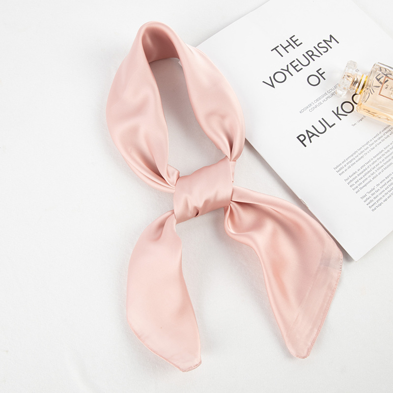 Rode Effen Zijde Vierkante Sjaal Vrouwen Satijn Bandana Print Sjaals Hoofdband Mode Dame Haar Sjaal Wrap Vrouwelijke Halsdoek Hijab: woestijn camouflage