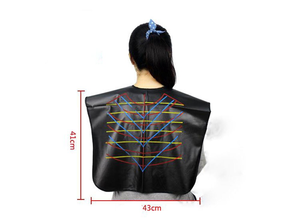 Hair Coloring Cape Barber Waterproof Coloring Shawl Cape Hairdresser Stylist Wrap Durable Waterproof Non-stick 910