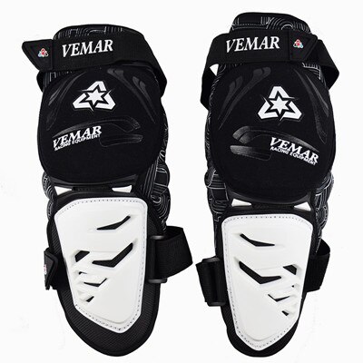 VEMAR Motorrad Schutz kneepad Feuerfeste Moto-Cross Knie Schutz Schutz MTB Schutz Getriebe Kneepad Moto Knie befestigen Unterstützung: Weiß