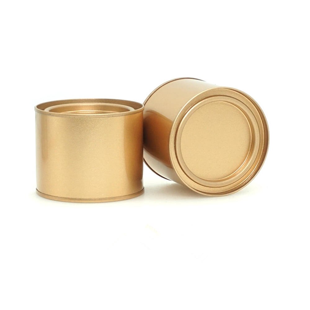 50ml pudełka blaszane ciastka Cookie metalowe pudło robić przechowywania balsamu robić ust słoiki na świece puszki na herbatę prezent na boże narodzenie pudełka na cukierki ślubne: 02