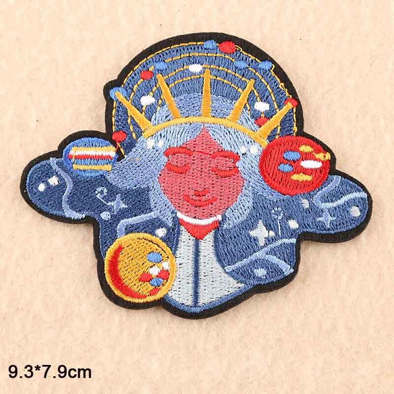 Shark Papegaai Kreeft Ijzer Op Geborduurde Kleding Patches Voor Kleding Stickers Kledingstuk: Laser Bright