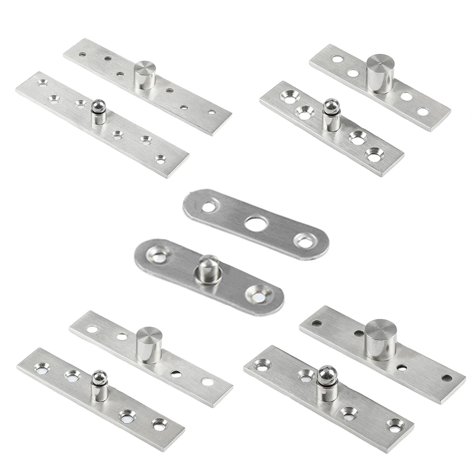 Stainless Steel Invisible 360 Degree Rotary Door Pivot Up And Down Hinge For Wooden Door Cabinet Door Furniture Hardware