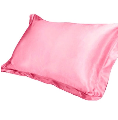 1pc ren emulering silke satin pudebetræk enkelt pudebetræk flerfarvet 48*74cm