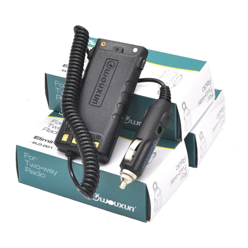 Original Wouxun KG-UV9D Radio Car Charger Battery Eliminator for Wouxun Walkie Talkie Transceiver KG-UV9D Plus Portable Radio