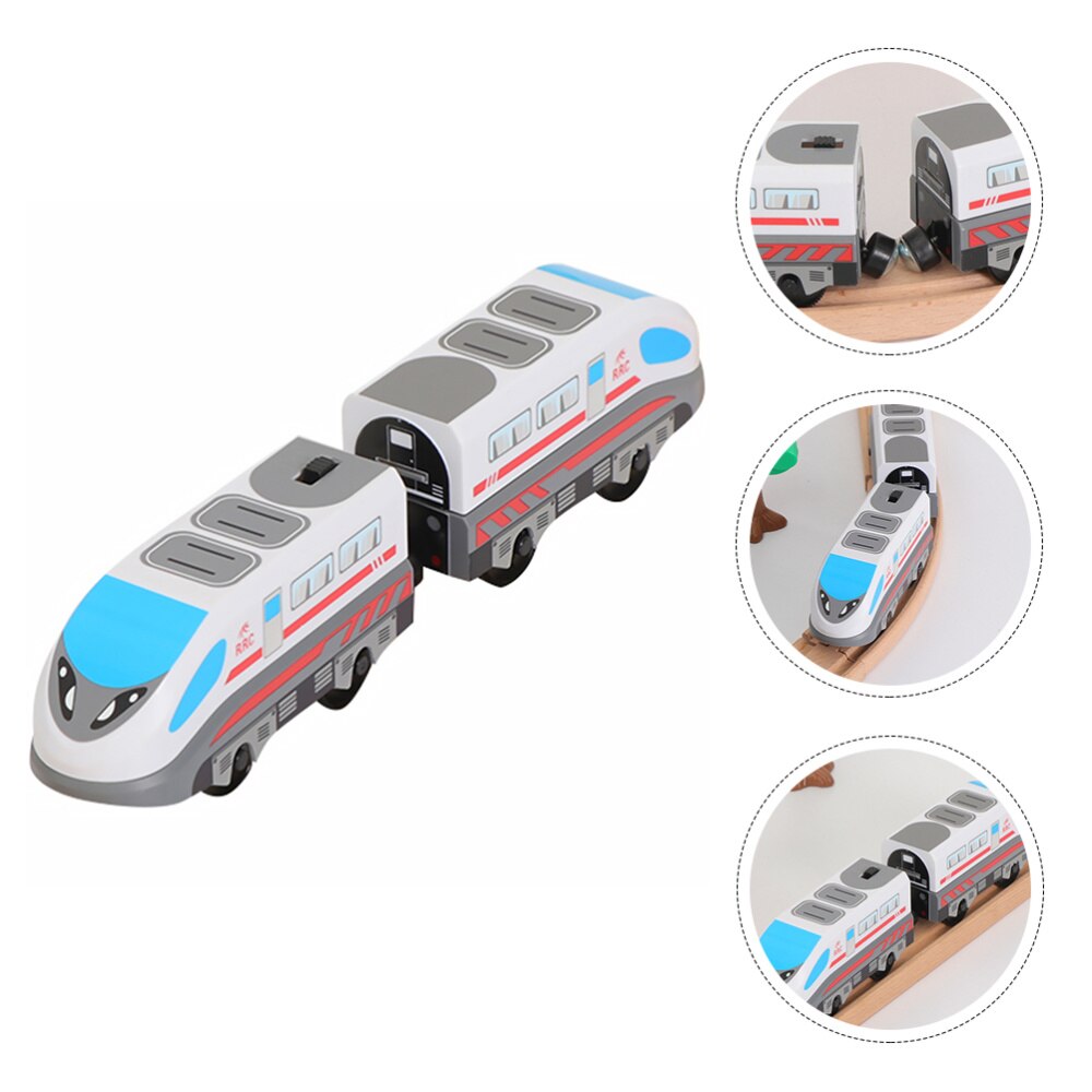 1 Set Electric Train Classic Model Train Locomotive Engine Train Cars: Default Title