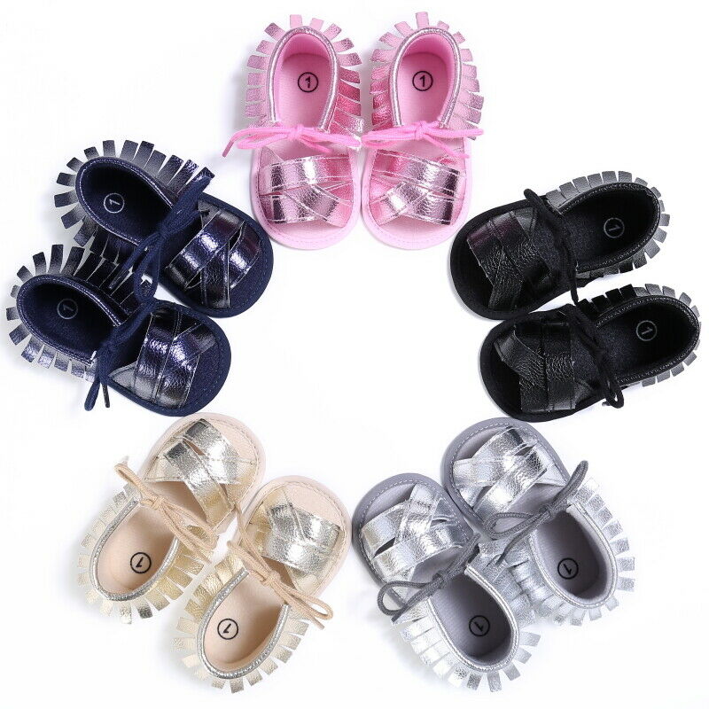Baby Baby Meisjes Zomer Kwastje Sandalen Prewalker Prinses Zachte Tong Schoenen Sneakers